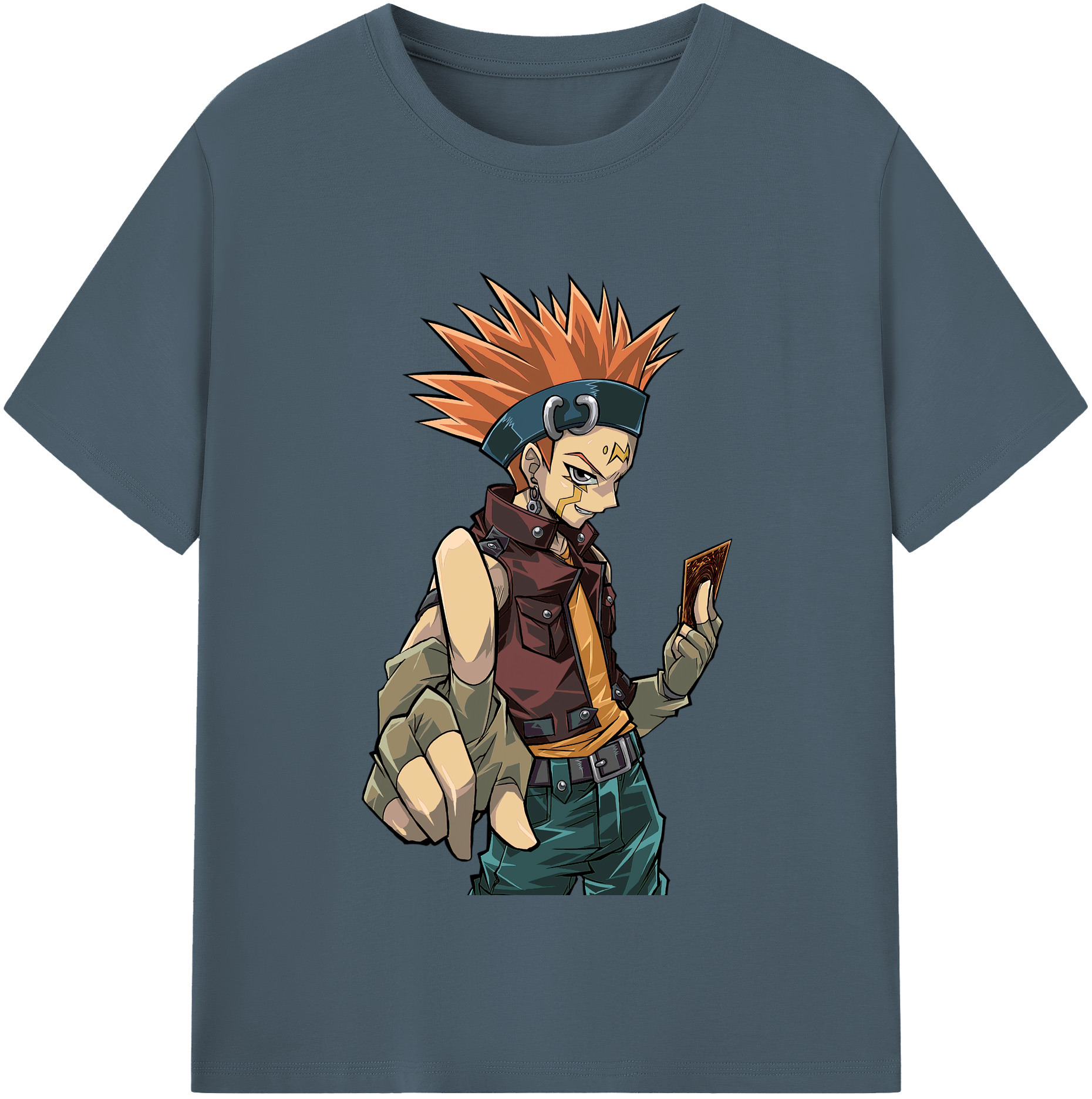 （画像用） 遊☆戯☆王 Yu-Gi-Oh! 綿100％半袖Tシャツ（フロントプリント）